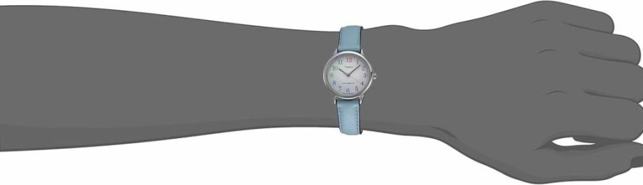 Timex Women's Easy Reader 30mm Leather Strap Watch - Classic Analog Wristwatch for Women