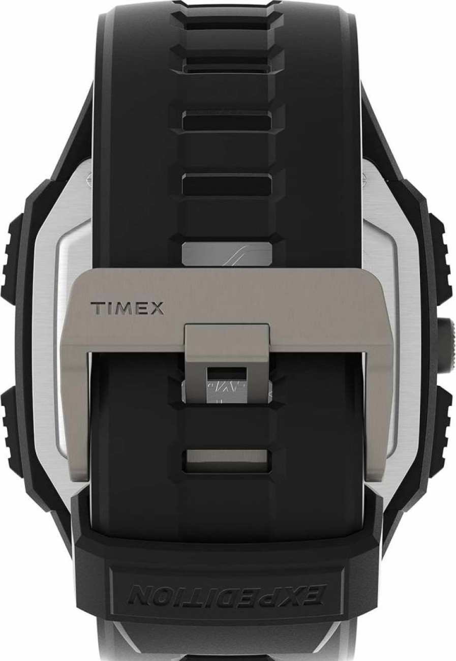Timex Men's Expedition Grid Shock Watch with Quartz Movement and Durable Resin Strap