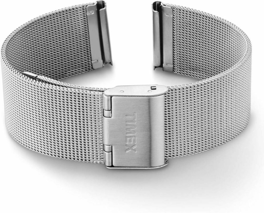 Timex Women's IQ+ Move Smartwatch with 18mm Stainless Steel Mesh Band - Quick Release Strap