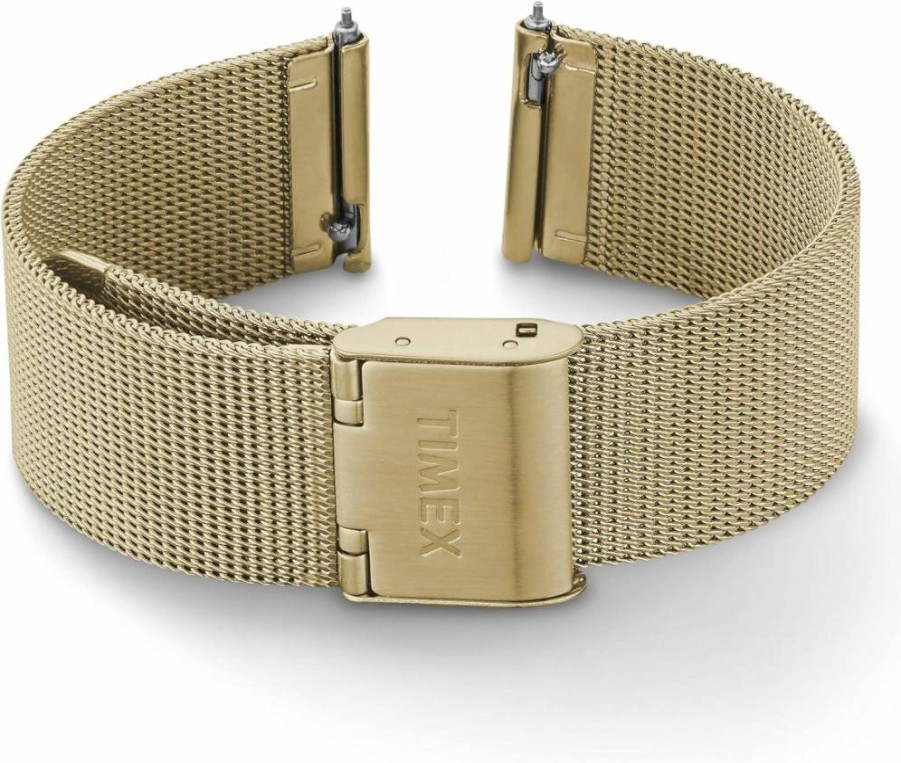 Timex Women's IQ+ Move Smartwatch with 18mm Stainless Steel Mesh Band - Quick Release Strap