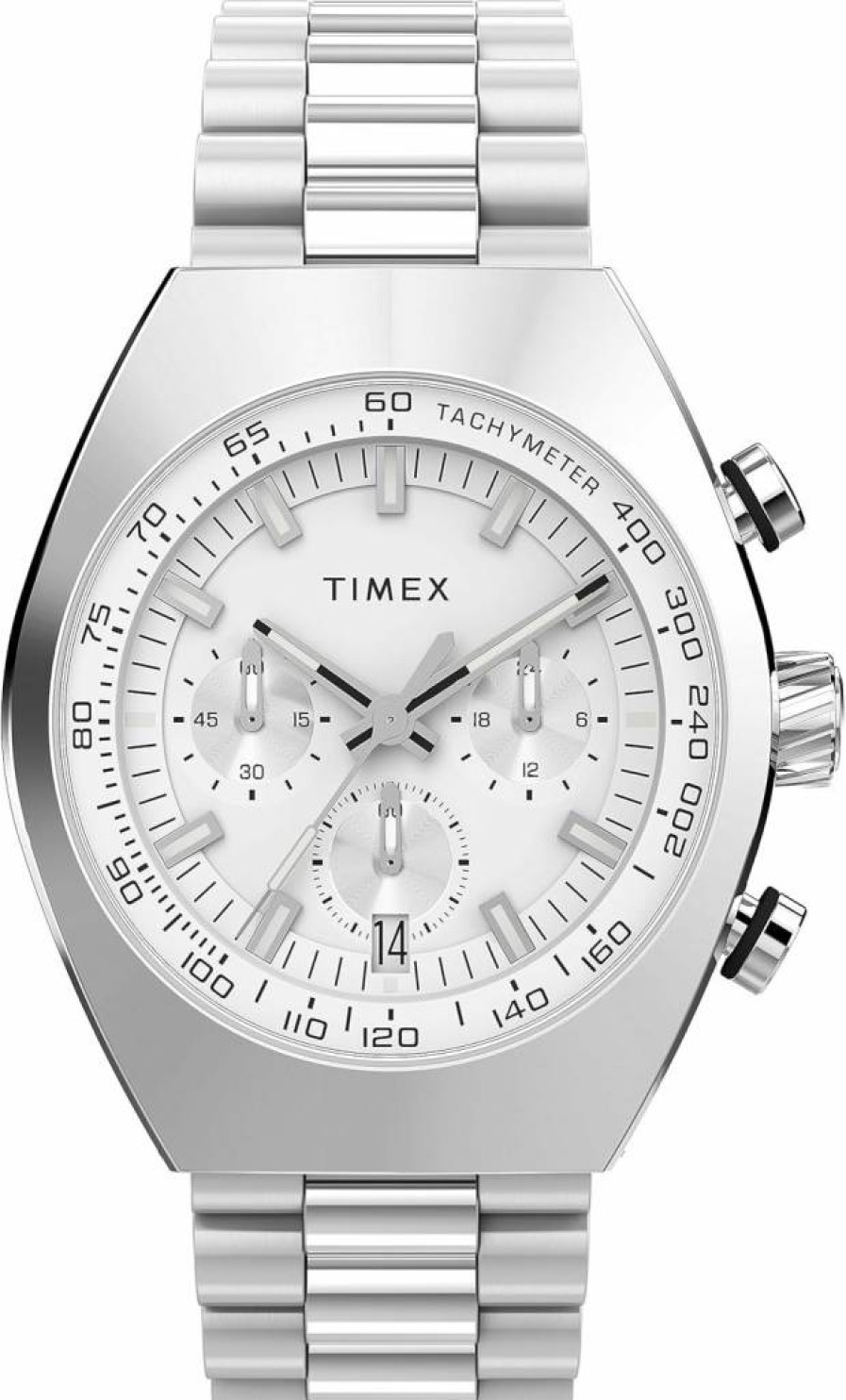 Timex Legacy 42mm Men's Analog Quartz Watch with Leather Strap - Classic Casual Style