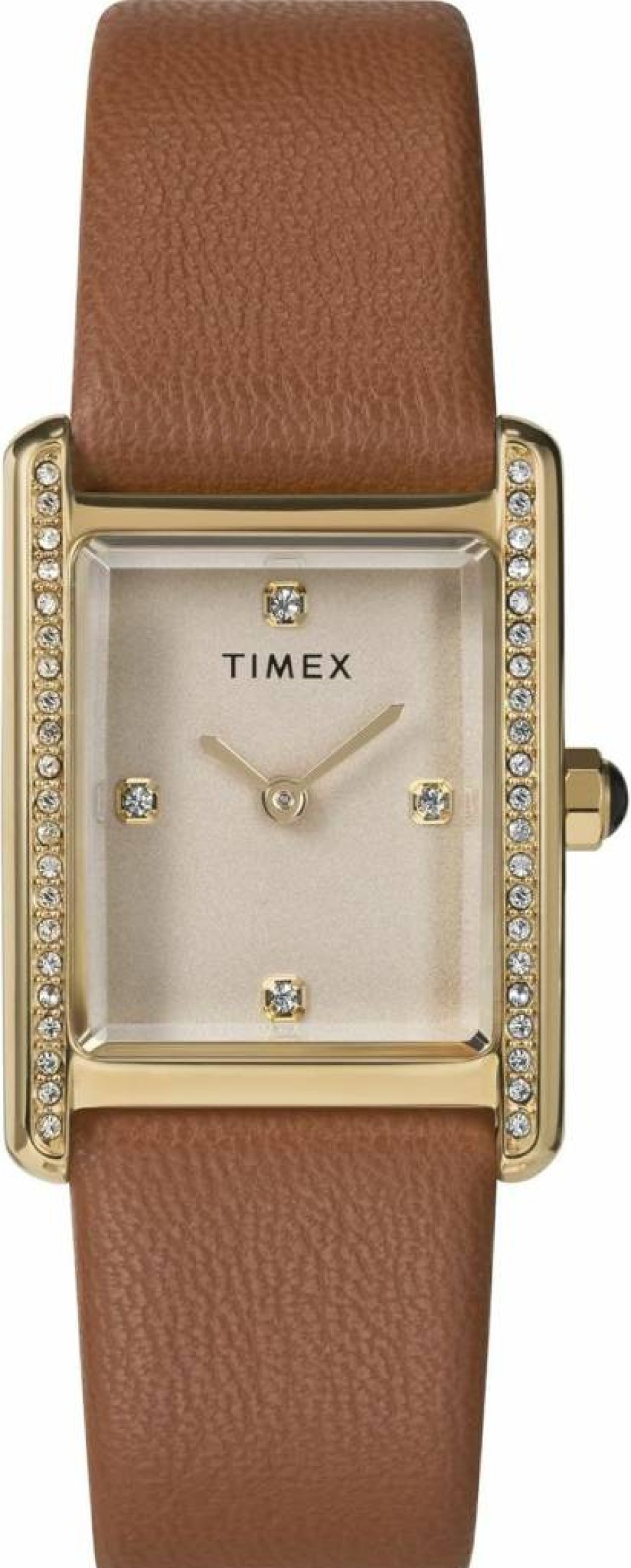 Timex Women's Hailey 24mm Analog Leather Strap Watch - Stylish & Water-Resistant