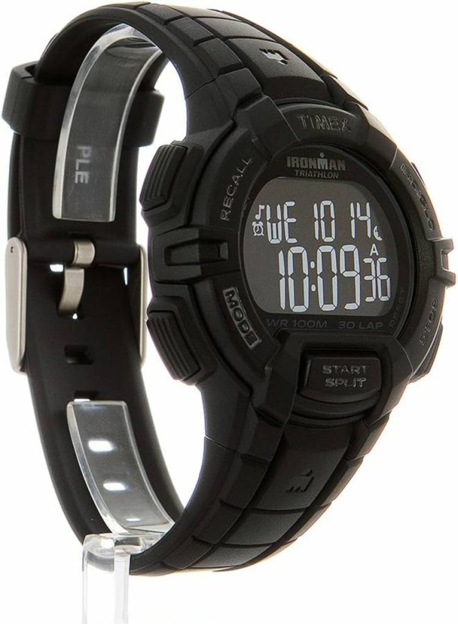Timex Men's Ironman Triathlon Rugged 30 44mm Resin Strap Digital Sports Watch