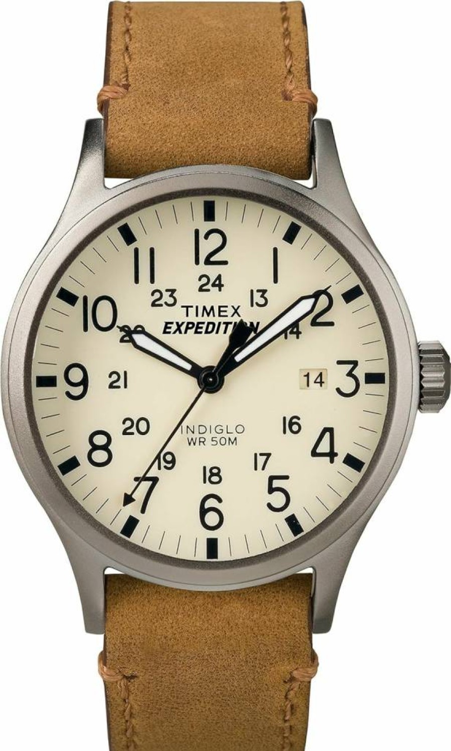 Timex Expedition Scout 40mm Men's Analog Watch with Indiglo Backlight, Luminous Hands, Adjustable Strap, 24-Hour Display & 50M Water Resistance - Rugged Outdoor Watch