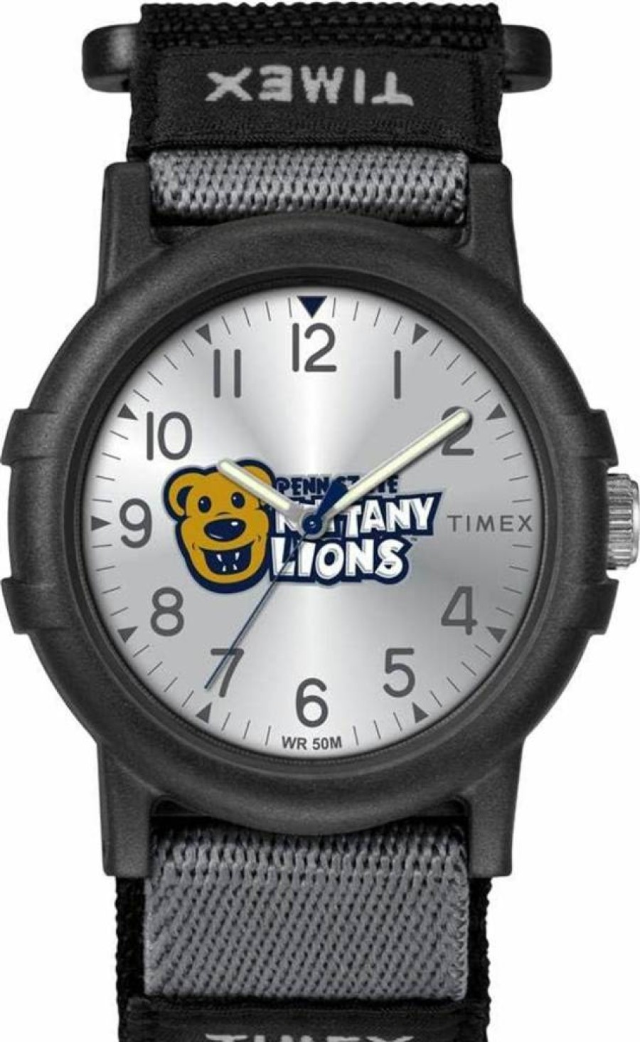 Timex Unisex Tennessee Volunteers 38mm Collegiate Watch with Black Fabric Strap
