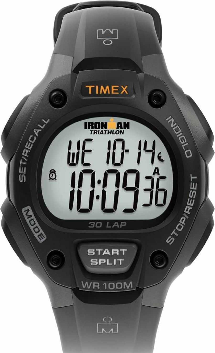 Timex Men's Ironman Triathlon Classic 30 38mm Digital Sports Watch with Resin Strap