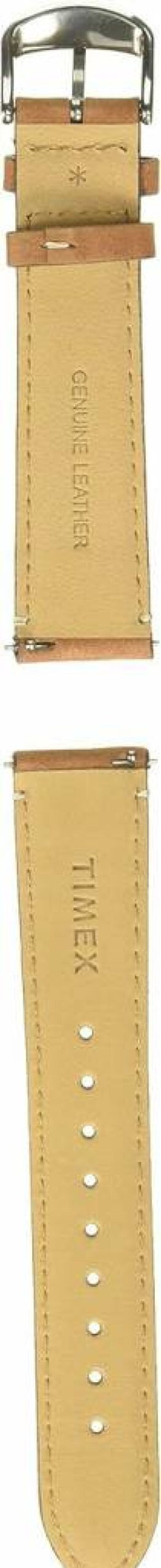 Timex Metropolitan 20mm Leather Strap Watch with Quick-Release Band