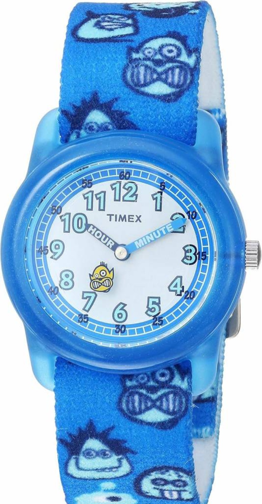Timex Boys Time Machines Watch with Elastic Fabric Strap - Analog Kids Wristwatch