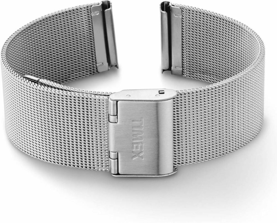 Timex Women's IQ+ Move 18mm Smartwatch with Quick-Release Stainless Steel Mesh Band