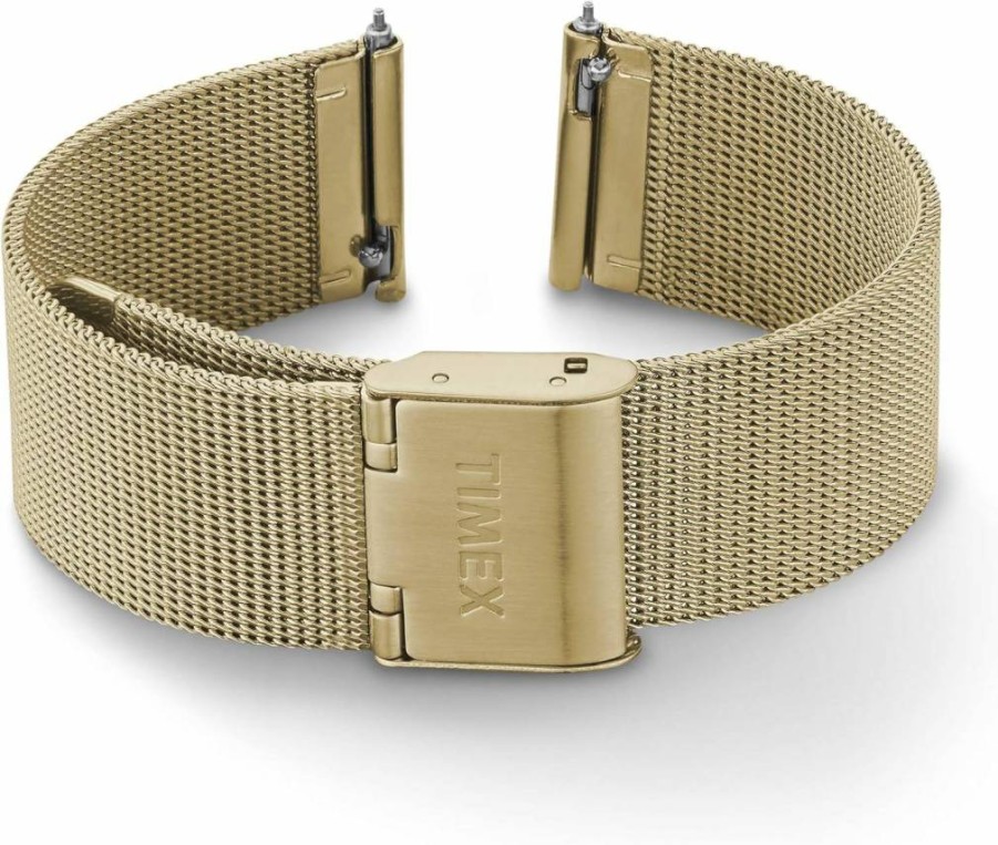 Timex Women's IQ+ Move 18mm Smartwatch with Quick-Release Stainless Steel Mesh Band