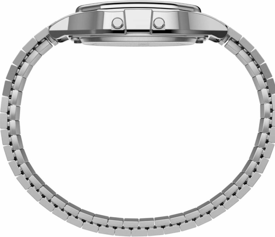 Timex T80 Digital Watch 34mm Vintage Style Unisex Casual Wristwatch