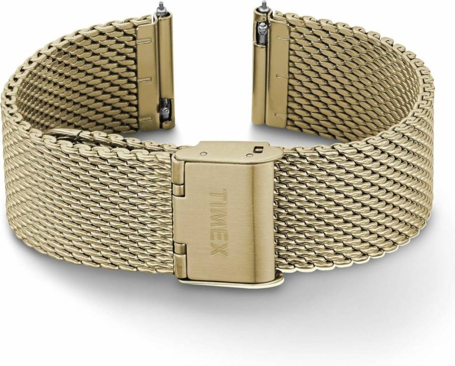 Timex Rose Gold-Tone Stainless Steel Mesh Bracelet with Self-Adjust Clasp - 20mm Width