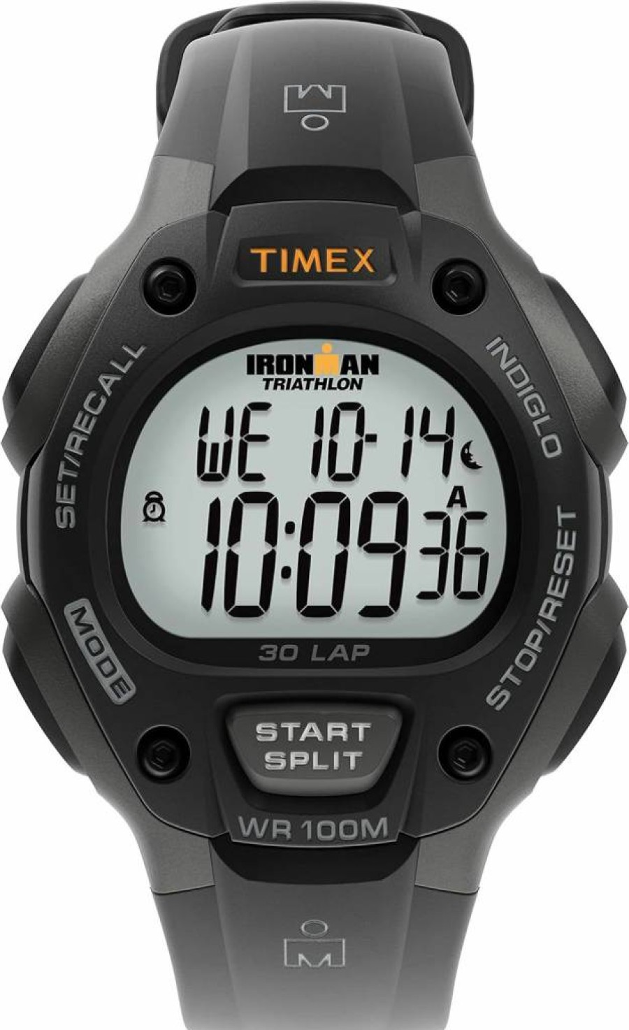 Timex Men's Ironman Triathlon Classic 30 38mm Digital Sports Watch with Resin Strap