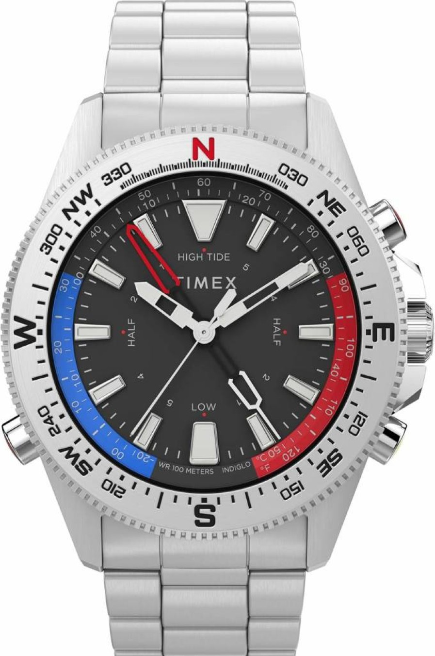 Timex Men's Expedition North 43mm Tide Temp Compass Watch for Outdoor Adventures