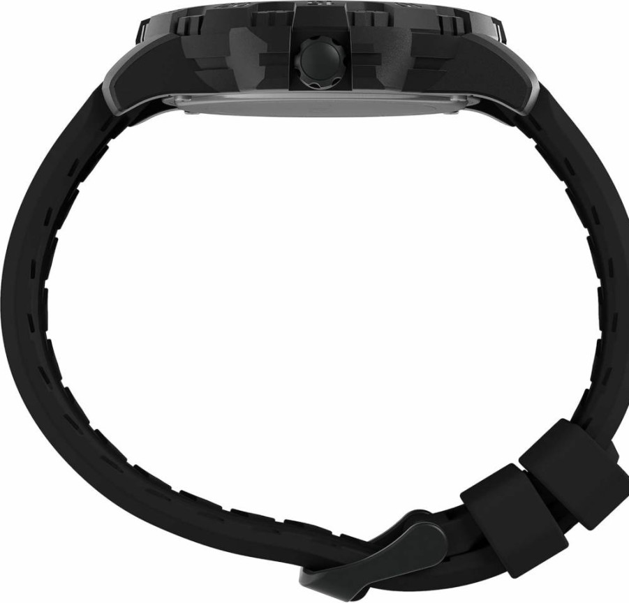 Timex Men's Expedition Gallatin 45mm Stainless Steel Watch with Indiglo Night Light