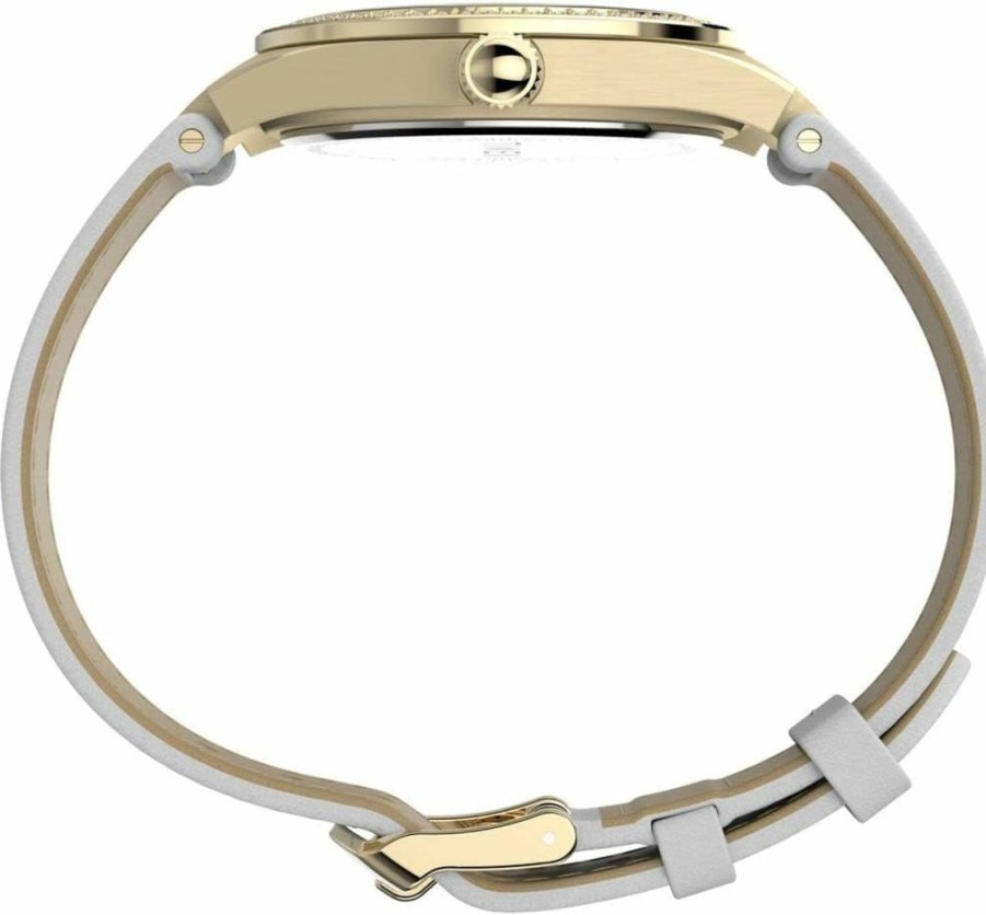 Timex Women's Simone 38mm Multifunction Stainless Steel Watch with Date Window