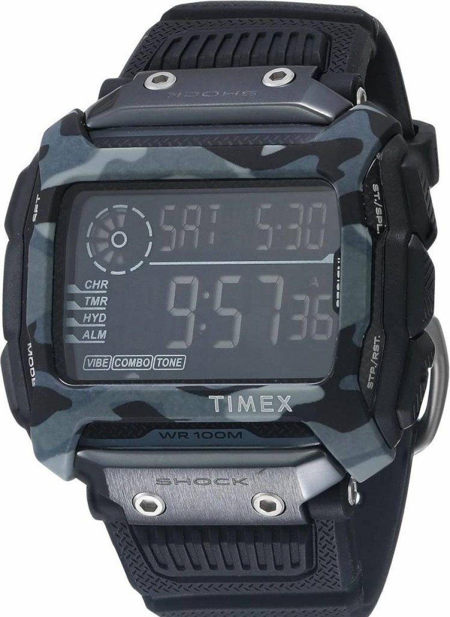 Timex Command Shock 54mm Digital Watch - Durable Shock-Resistant Men's Timepiece