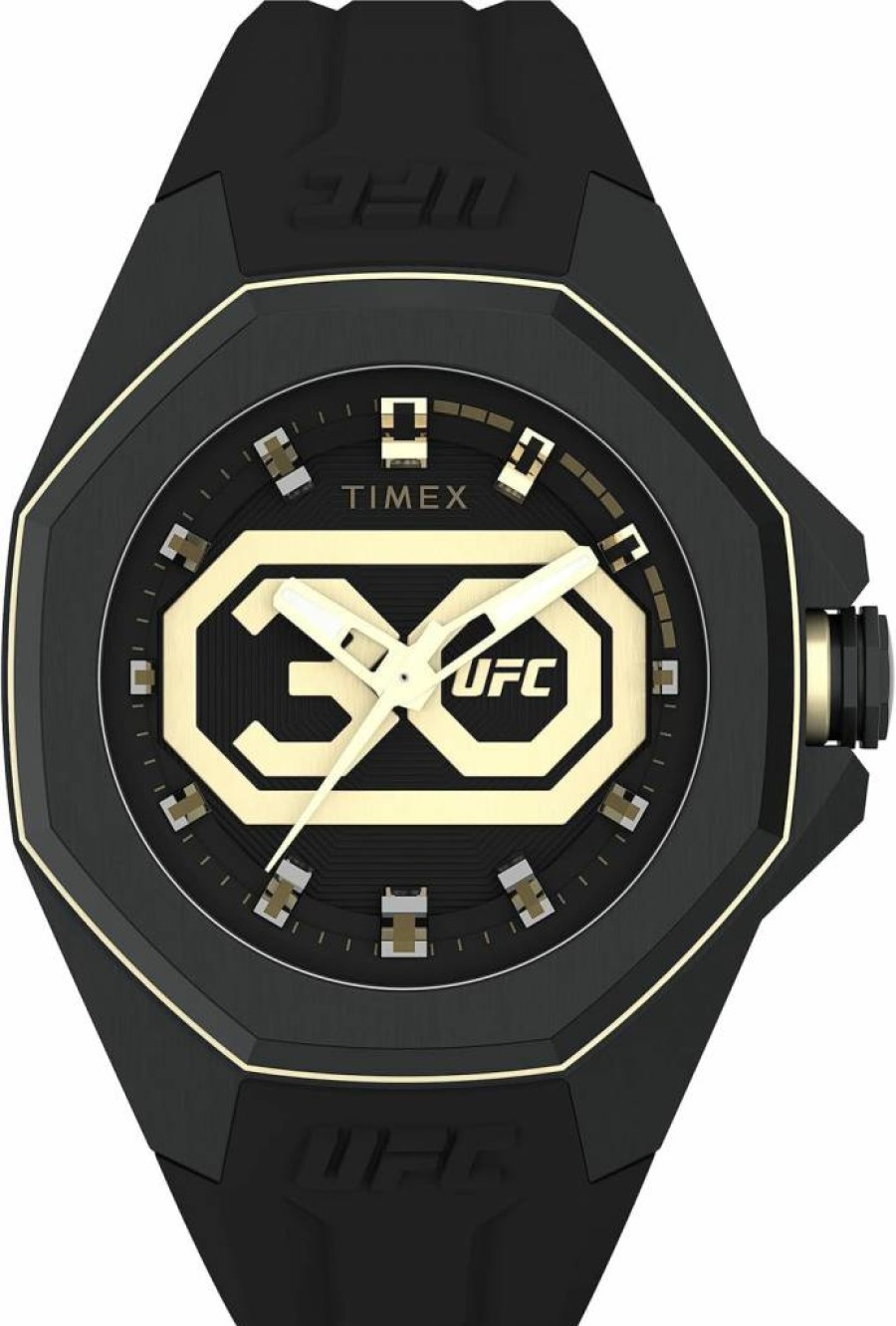 Timex UFC Men's Pro 44mm Stainless Steel Sports Watch with Digital Display