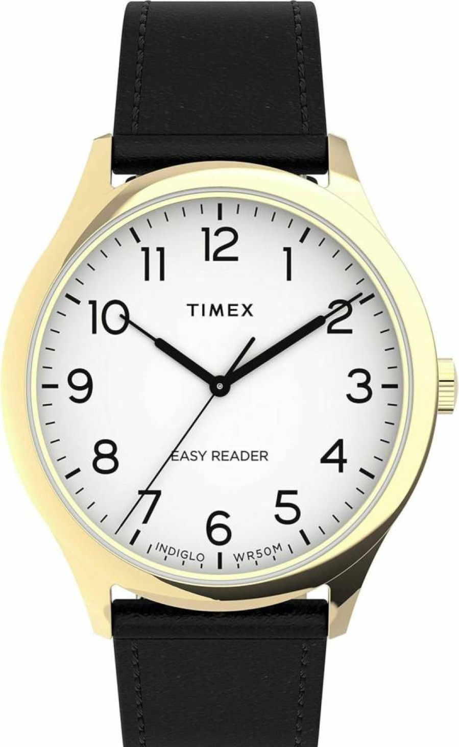 Timex Men's Easy Reader Watch with Indiglo Light - Classic Casual Analog Wristwatch
