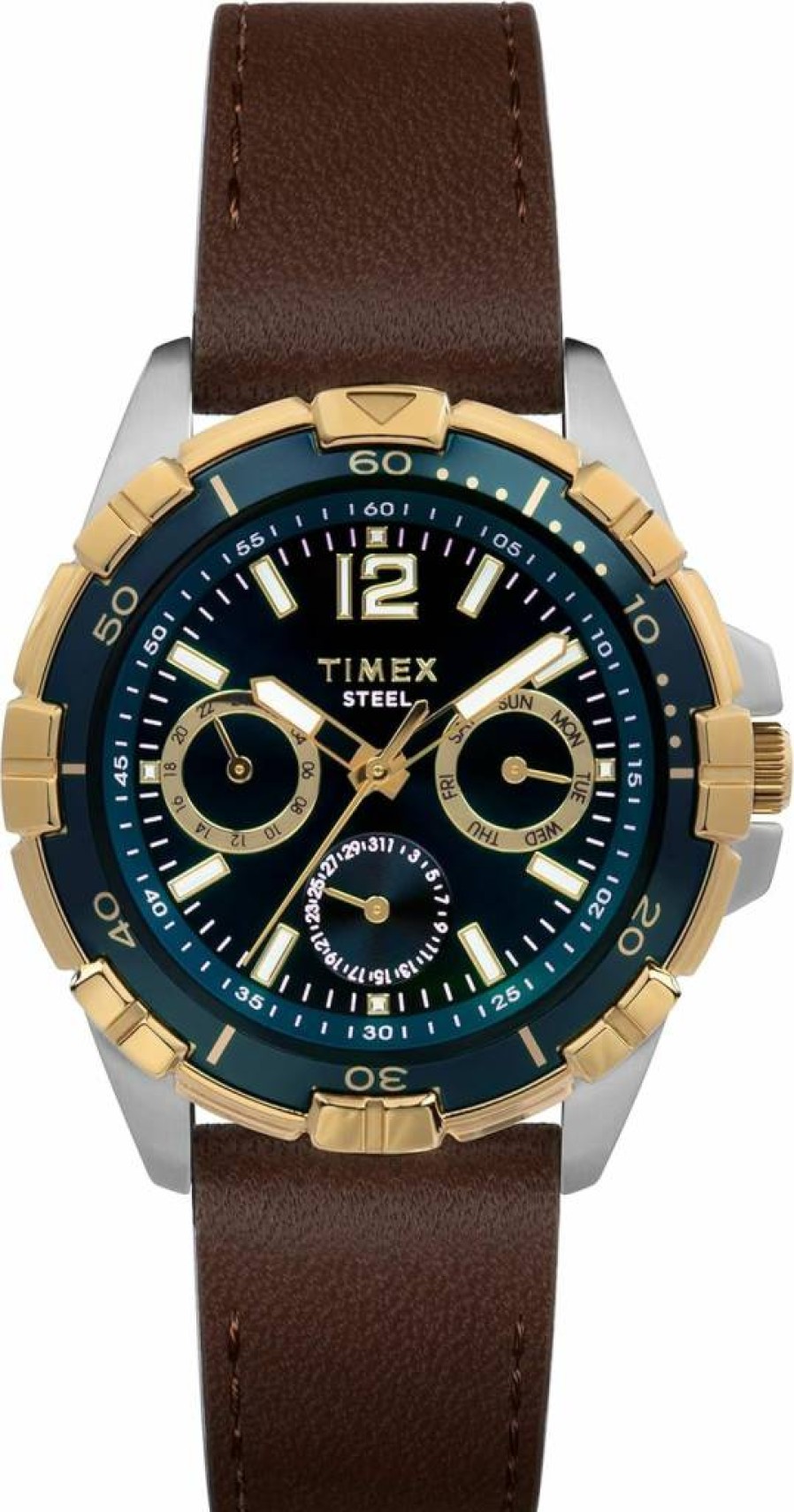 Timex Men's 44mm Classic Dress Watch - Stainless Steel, Water Resistant, Analog Quartz