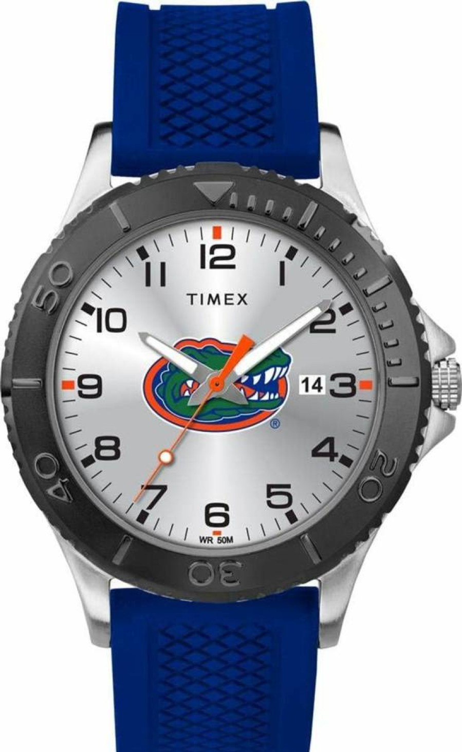 Timex Tribute Men's 42mm Florida Gators Royal Blue Silicone Strap Watch