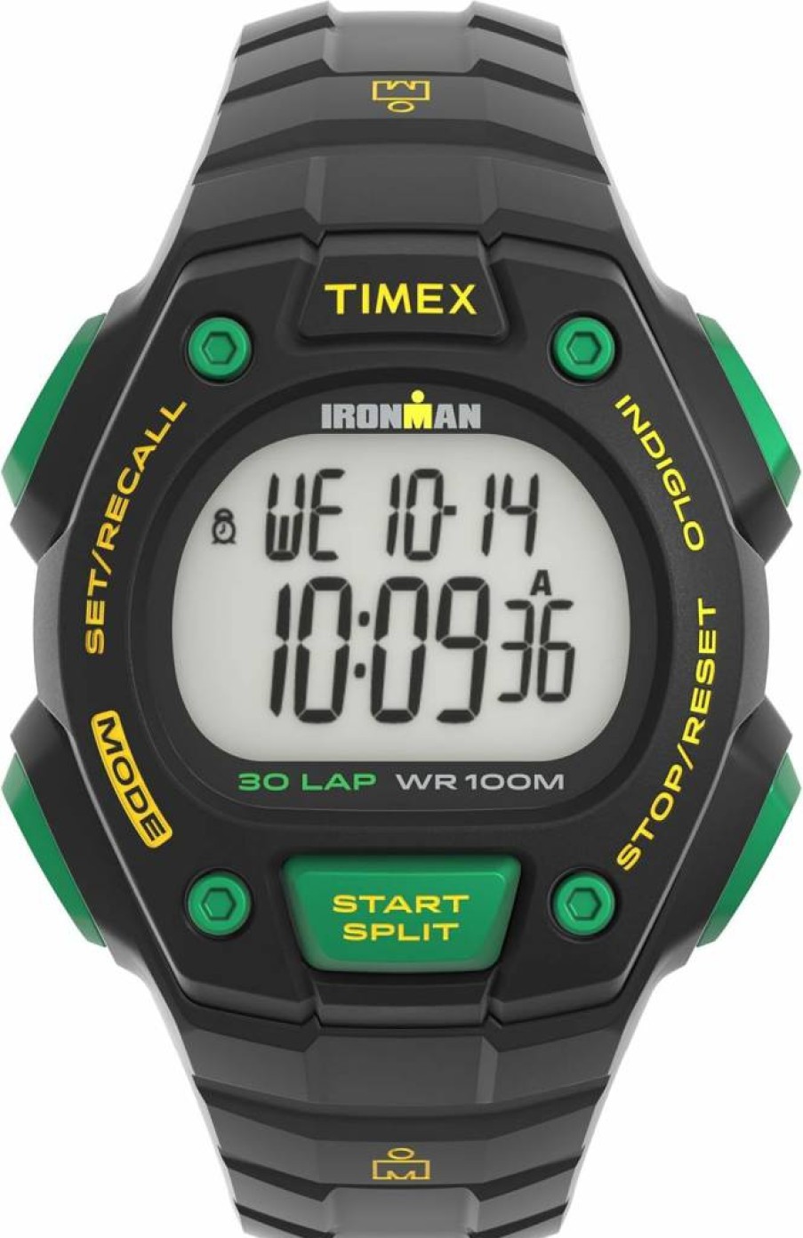 Timex Men's Ironman Triathlon Classic 30 41mm Digital Sports Watch with Resin Strap