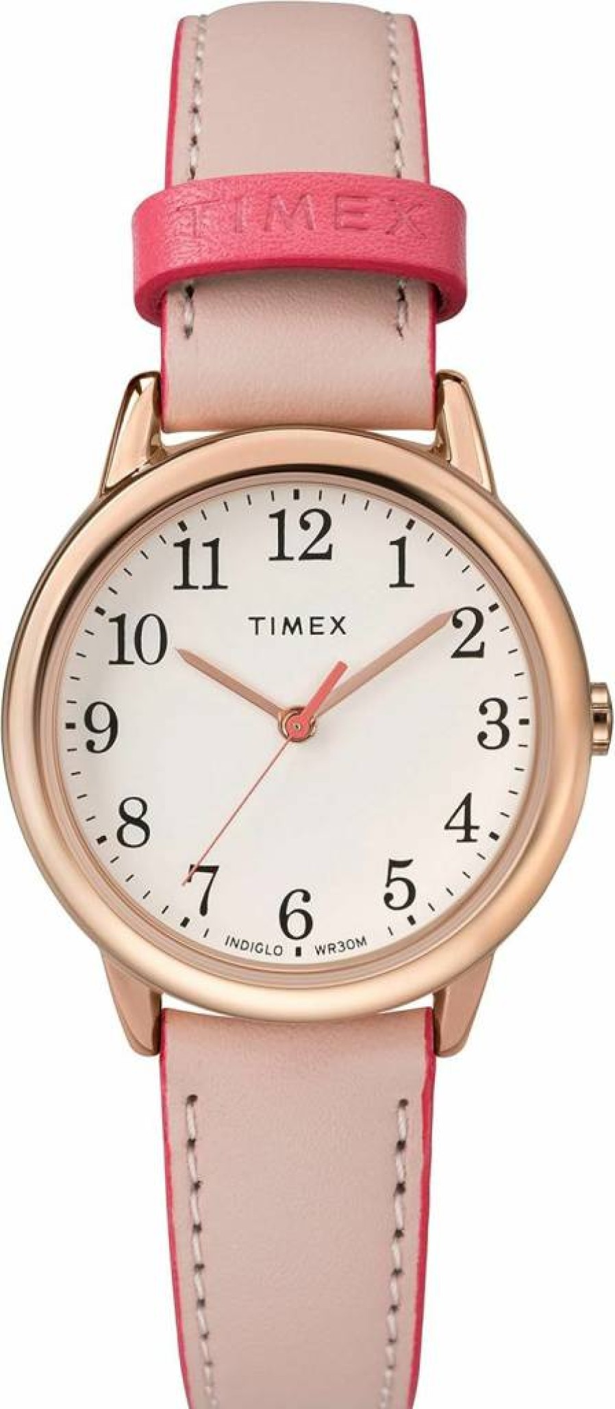 Timex Women's Easy Reader Watch - Classic Analog Wristwatch with Leather Strap