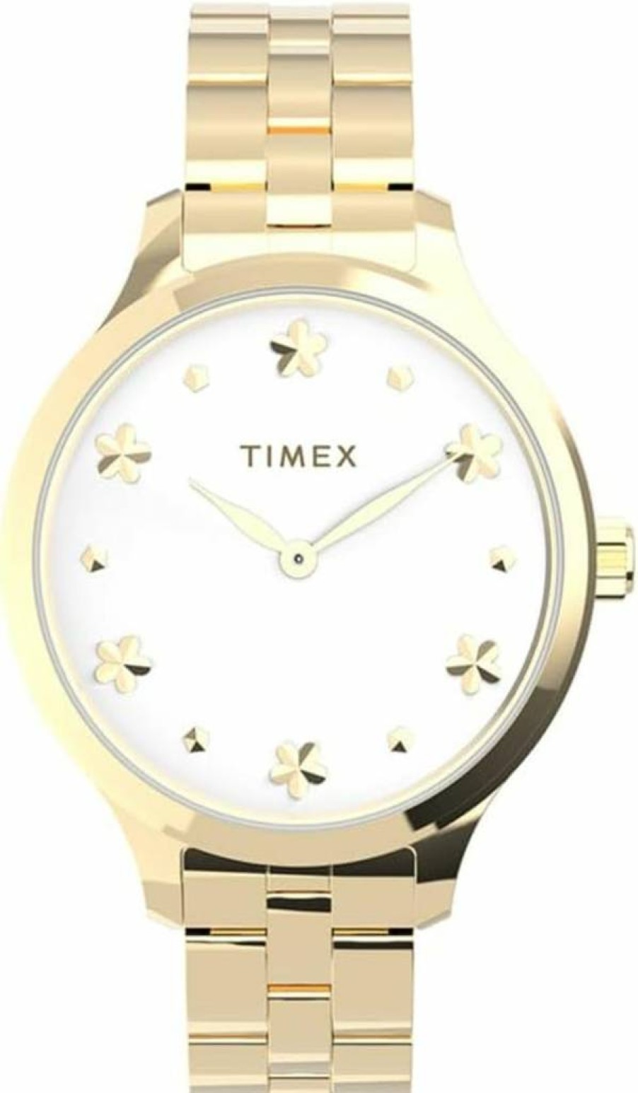 Timex Women's Peyton 36mm Stainless Steel Casual Watch with Leather Strap
