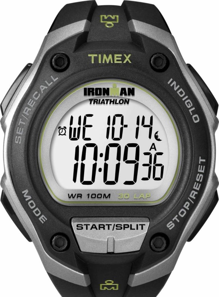Timex Men's Ironman Triathlon Classic 30 Oversized 43mm Sports Watch with Durable Strap