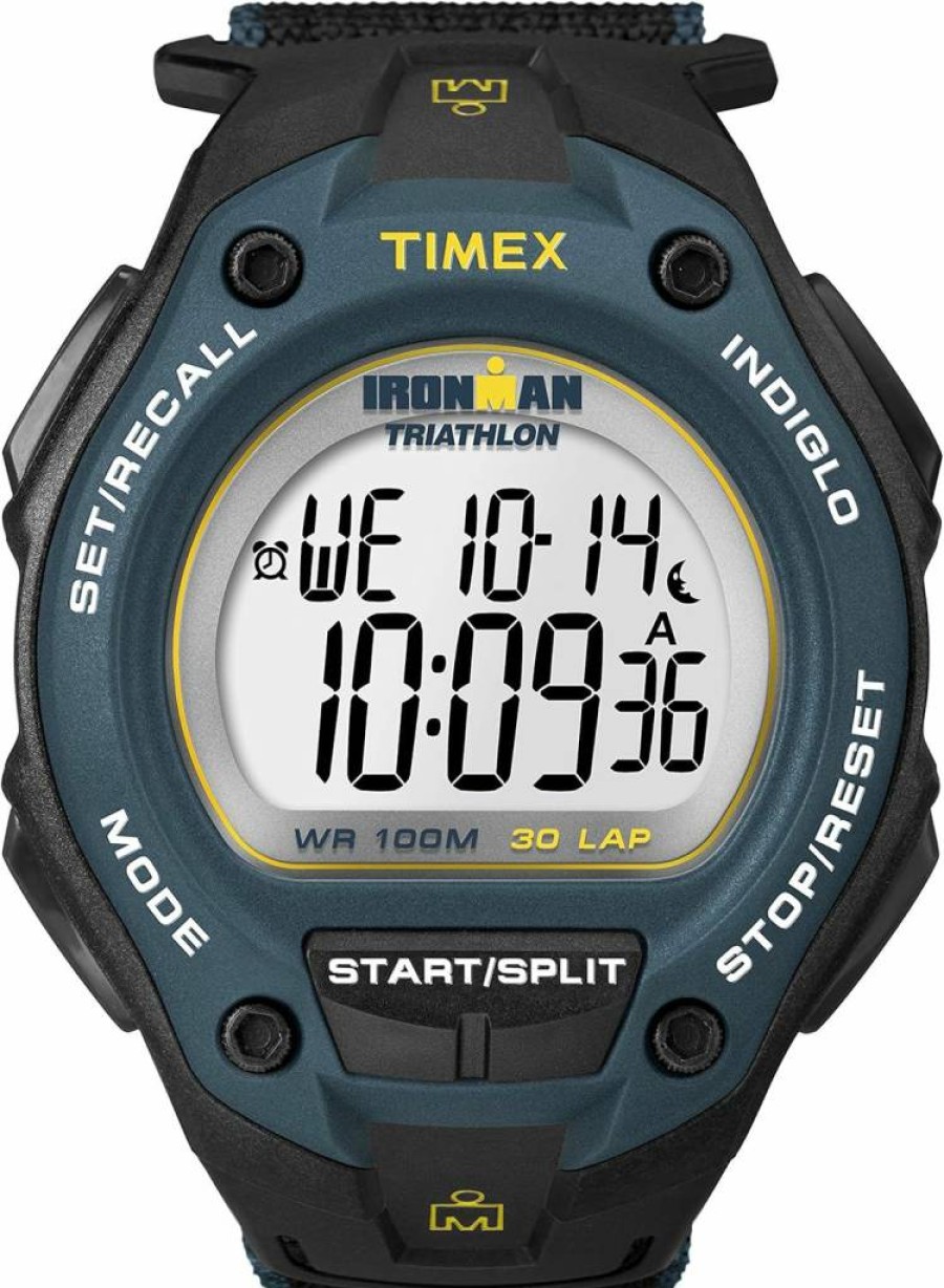 Timex Men's Ironman Triathlon Classic 30 Oversized 43mm Sports Watch with Durable Strap