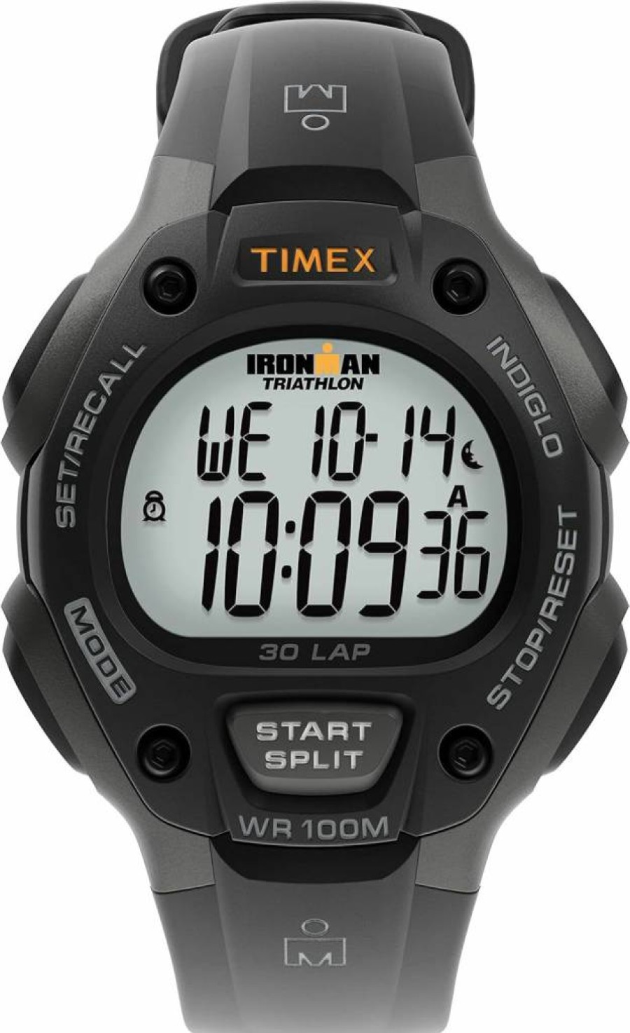 Timex Men's Ironman Triathlon Classic 30 38mm Digital Sports Watch with Resin Strap