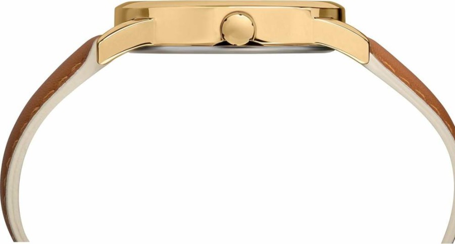 Timex Women's Easy Reader Watch - Classic Analog Wristwatch with Leather Strap