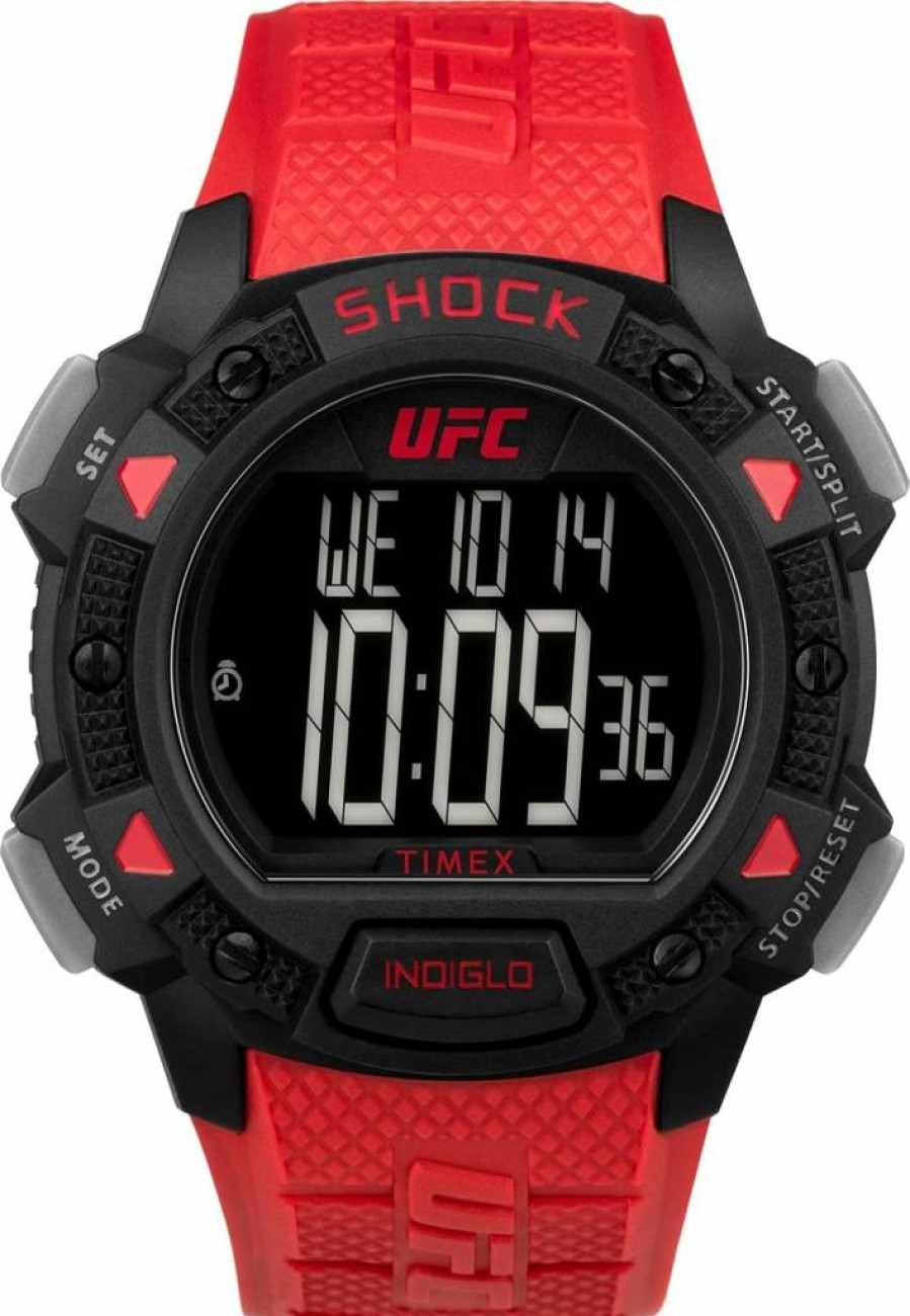 Timex UFC Men's Core Shock Resistant 45mm Sports Watch with Durable Strap