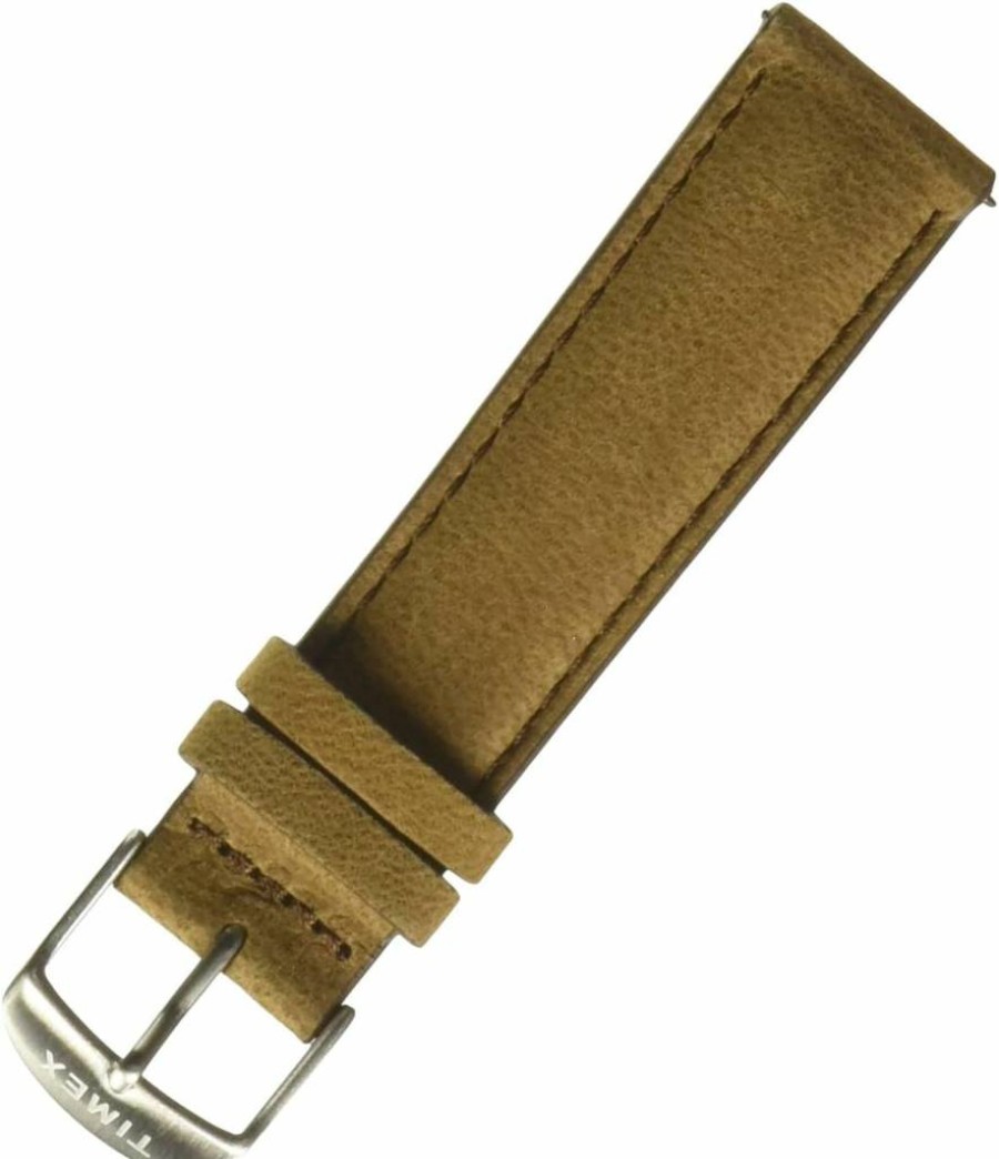 Timex Men's IQ+ Move Leather Strap Watch with 20mm Quick-Release Band