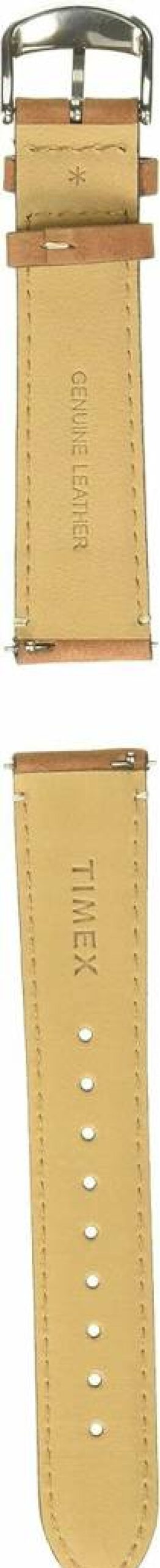 Timex Metropolitan 20mm Leather Strap Watch with Quick-Release Band