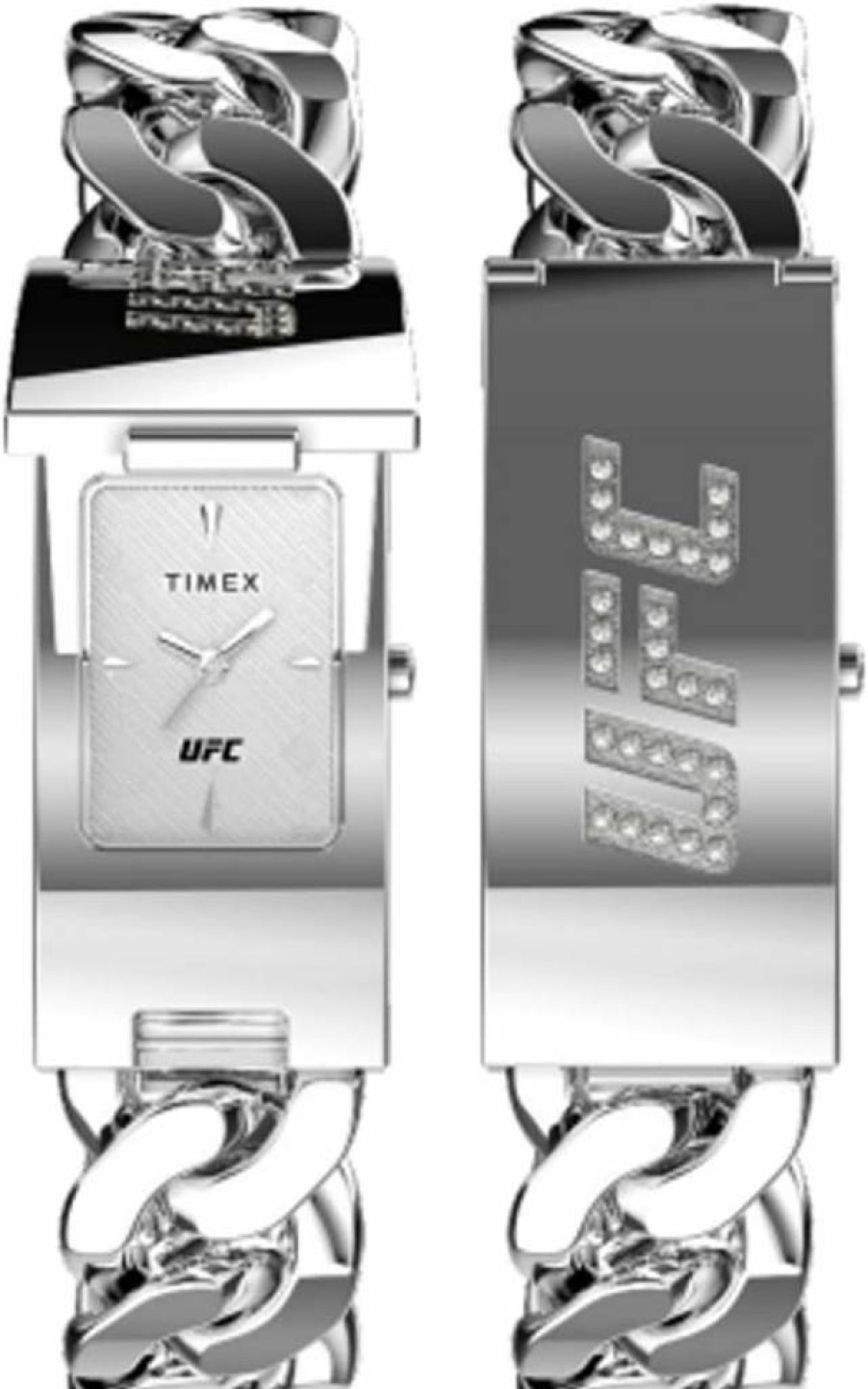 Timex UFC Men's Championship Stainless Steel 20mm Watch with ID Feature