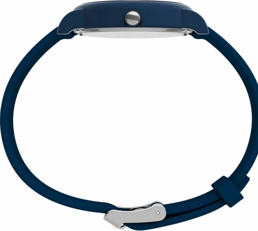 Timex Unisex Peanuts Just Beachy 36mm Blue Strap White Dial Casual Watch
