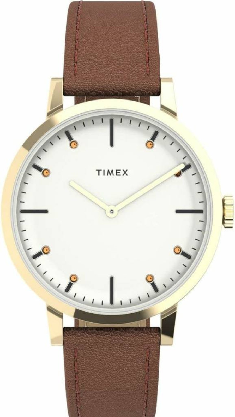 Timex Women's Midtown 36mm Analog Leather Strap Casual Watch - Water Resistant & Indiglo Light