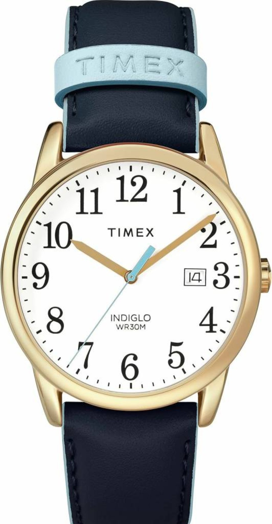 Timex Women's Easy Reader 38mm Date Leather Strap Watch - Classic Casual Timepiece