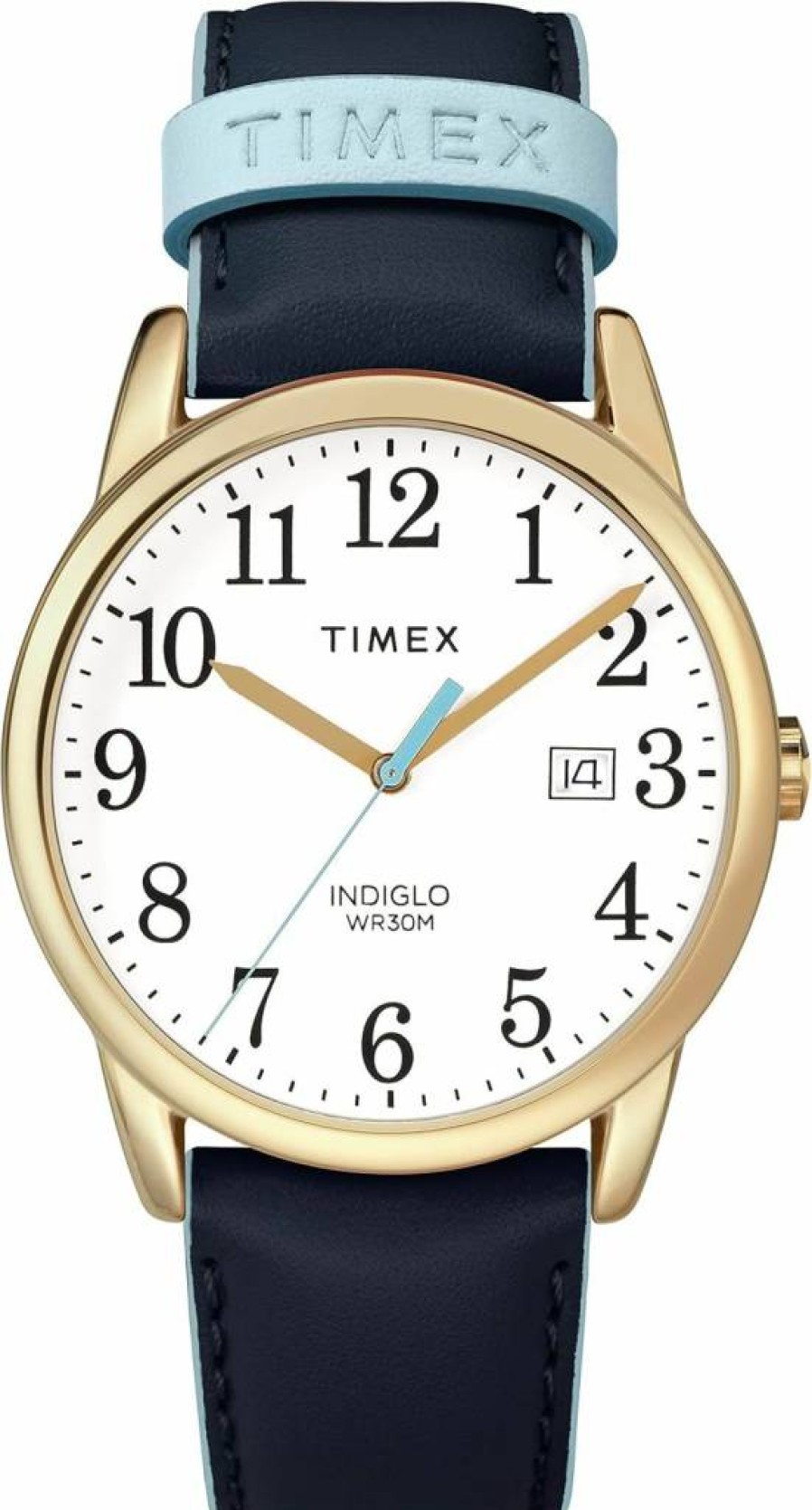 Timex Women's Easy Reader 38mm Date Leather Strap Watch - Classic Casual Timepiece