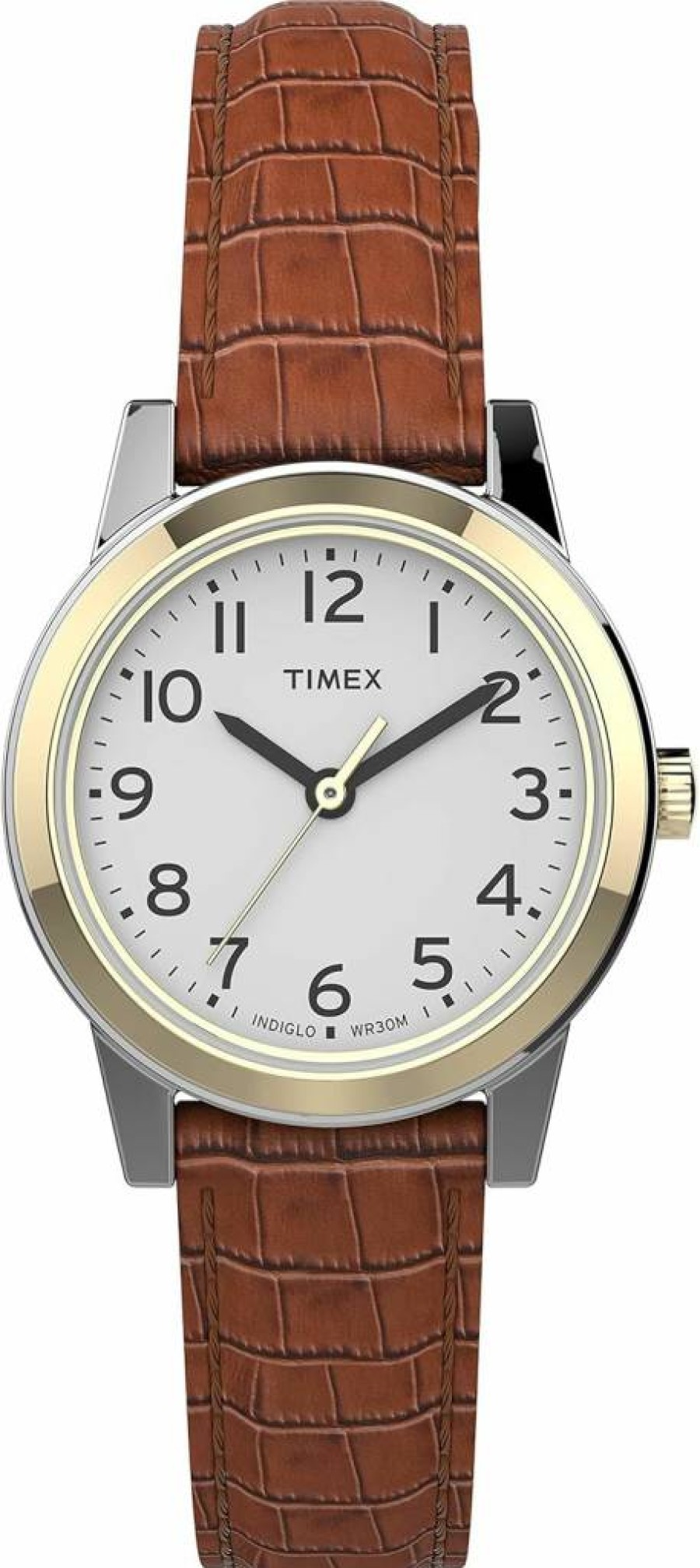 Timex Women's Essex Ave 25mm Leather Strap Analog Dress Watch - Classic & Elegant Wristwatch for Women