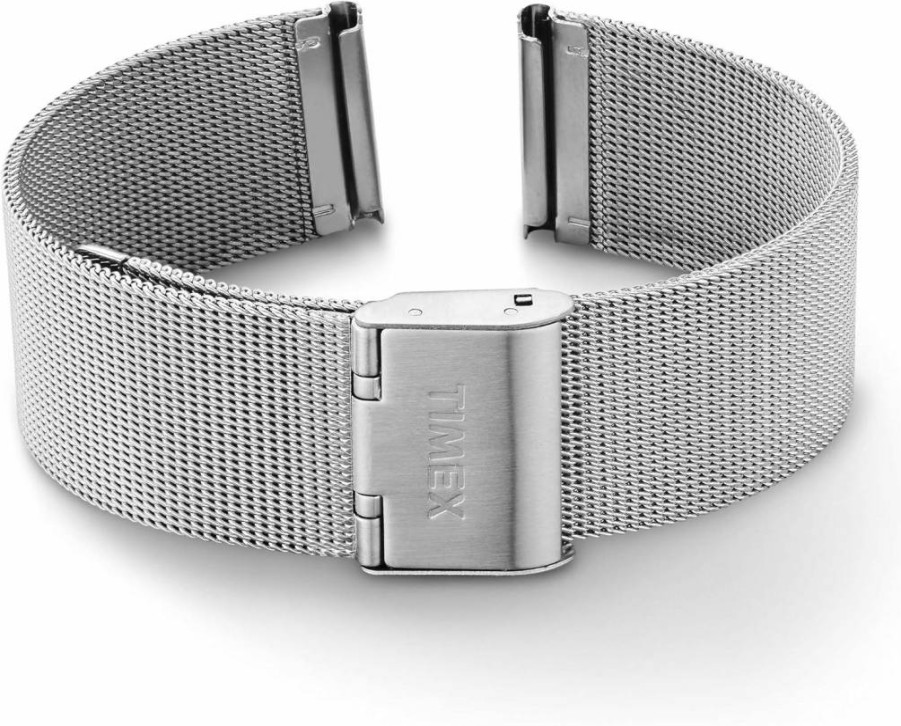 Timex Women's IQ+ Move 18mm Smartwatch with Quick-Release Stainless Steel Mesh Band