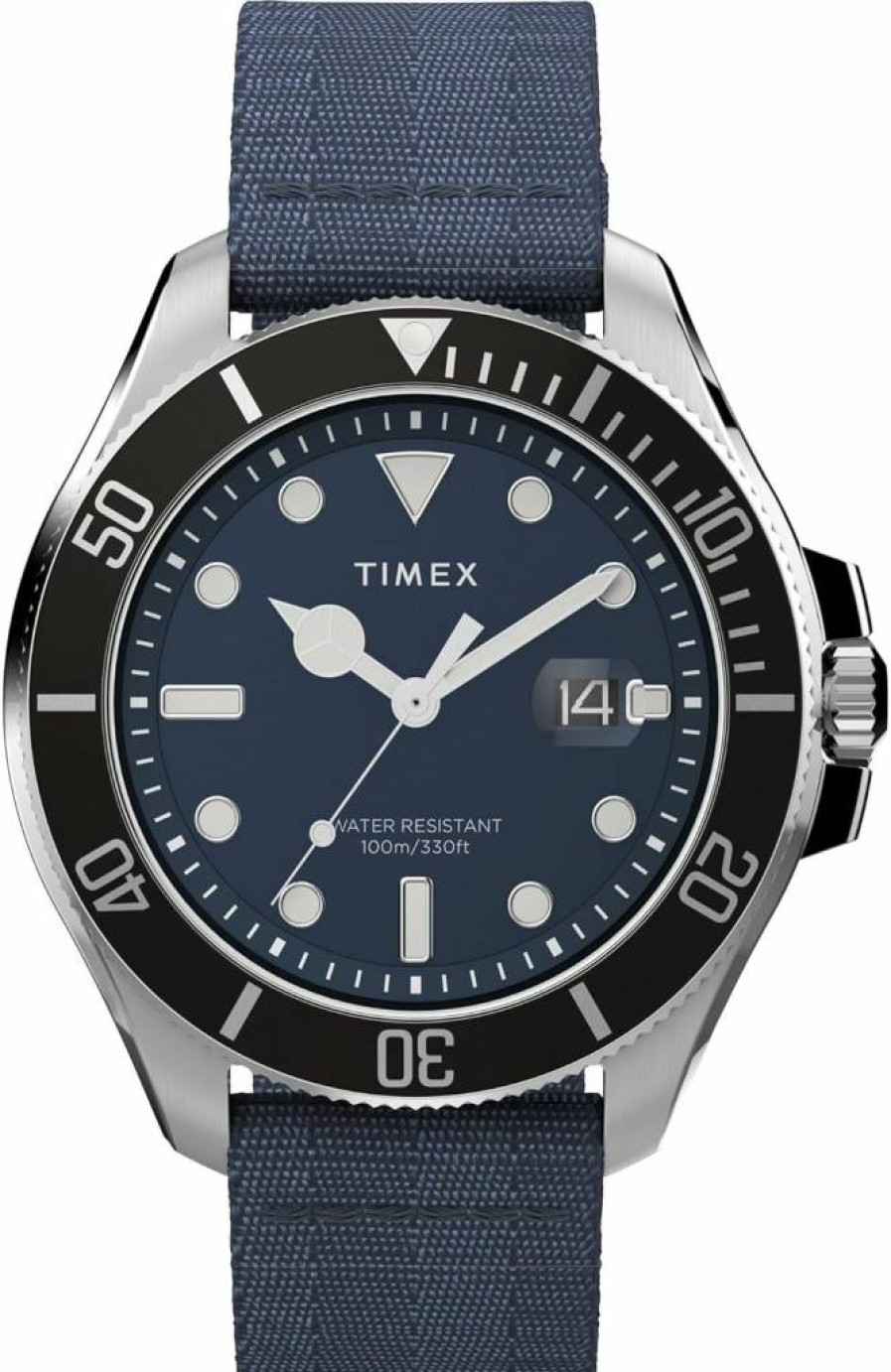 Timex Men's Harborside Coast 43mm Silver-Tone Stainless Steel Watch