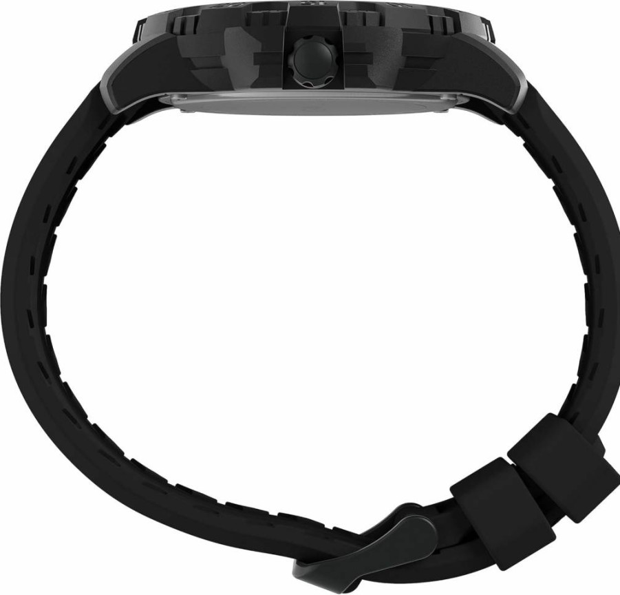 Timex Men's Expedition Gallatin 45mm Stainless Steel Watch with Indiglo Night Light