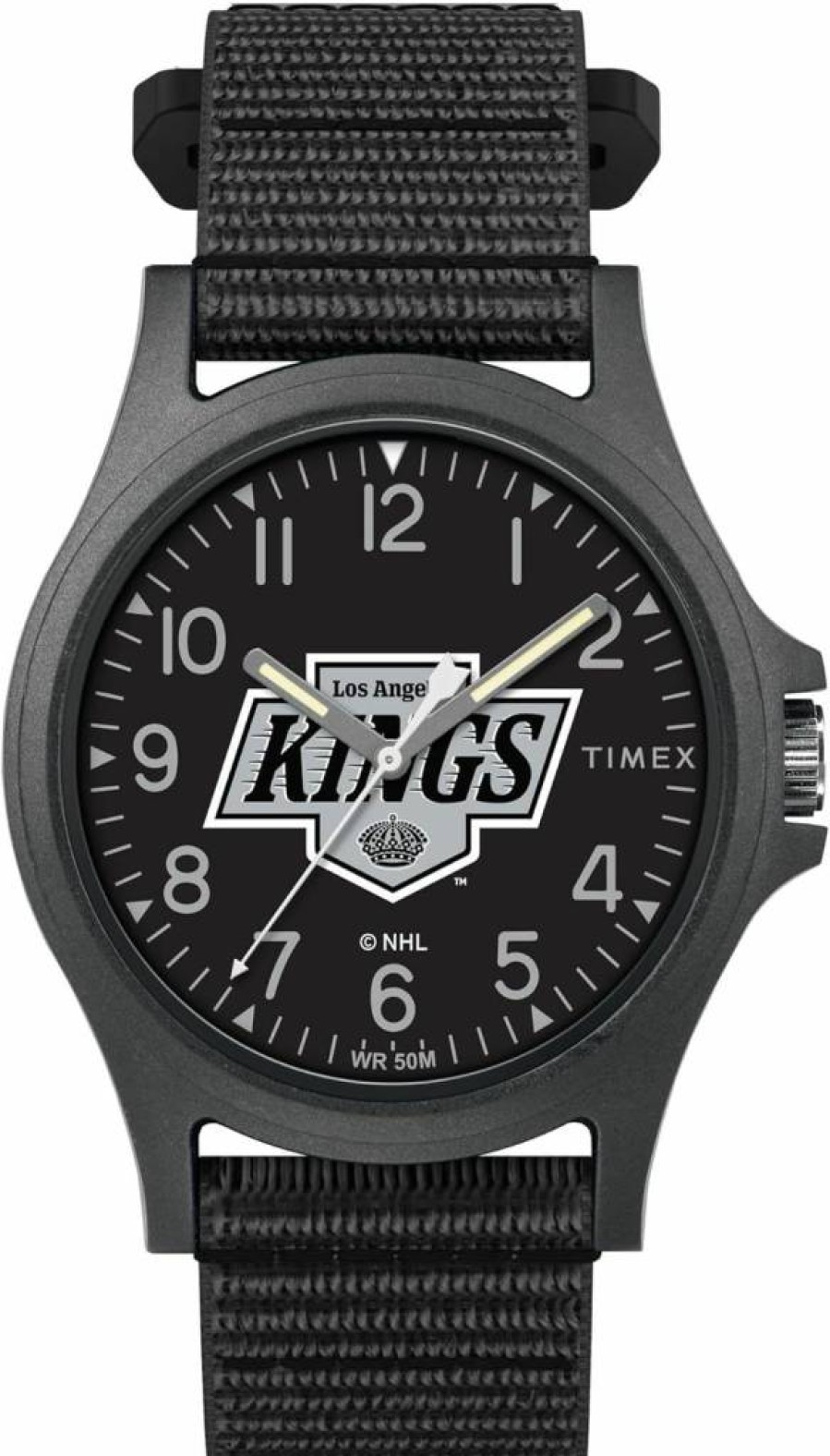 Timex Men's NFL Pride 40mm Stainless Steel Watch with Leather Strap