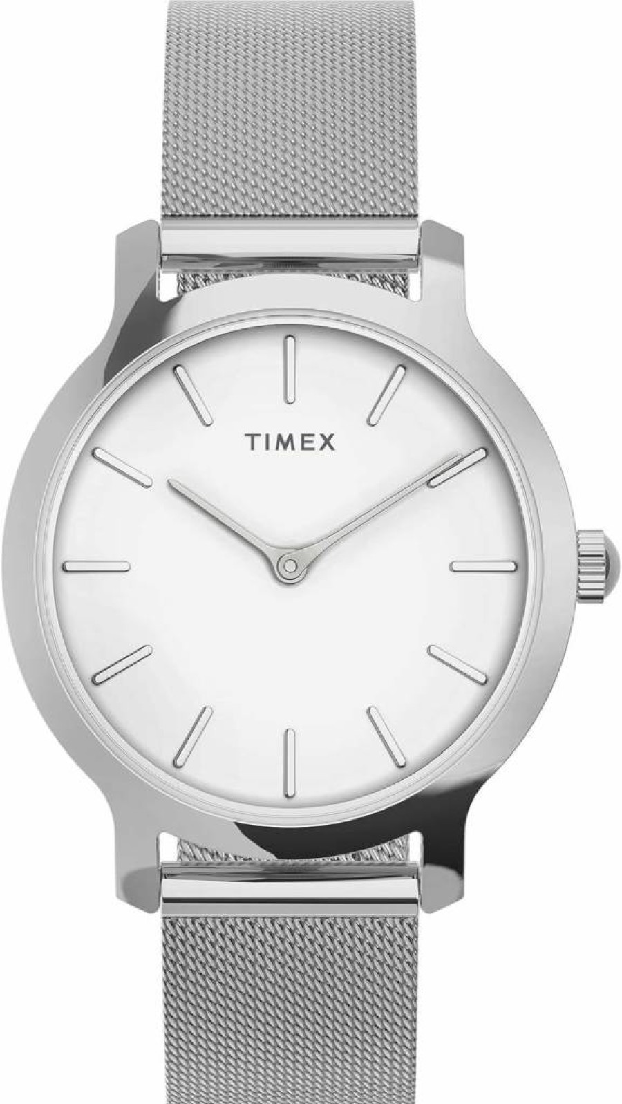 Timex Women's Transcend 31mm Stainless Steel Mesh Watch - Slim Casual Wristwatch for Women