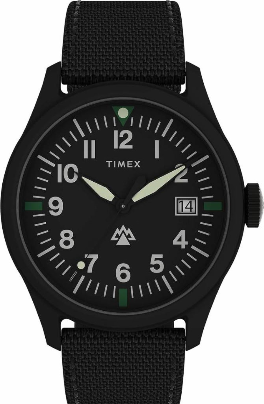 Timex Men's Expedition North Traprock 43mm Black Dial Watch - Stainless Steel Case - Water Resistant - Outdoor Adventure Watch