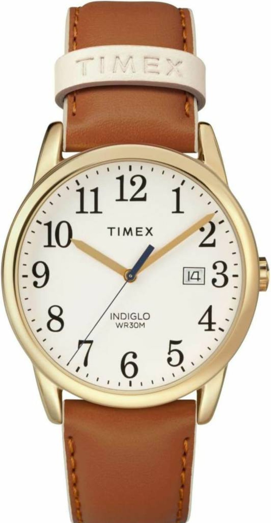 Timex Women's Easy Reader Watch - Classic Analog Wristwatch with Leather Strap