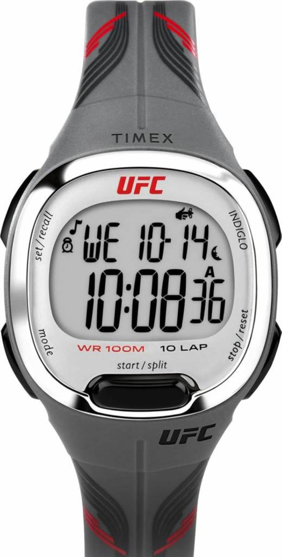 Timex UFC Women's Takedown 33mm Stainless Steel Sports Watch with Leather Strap
