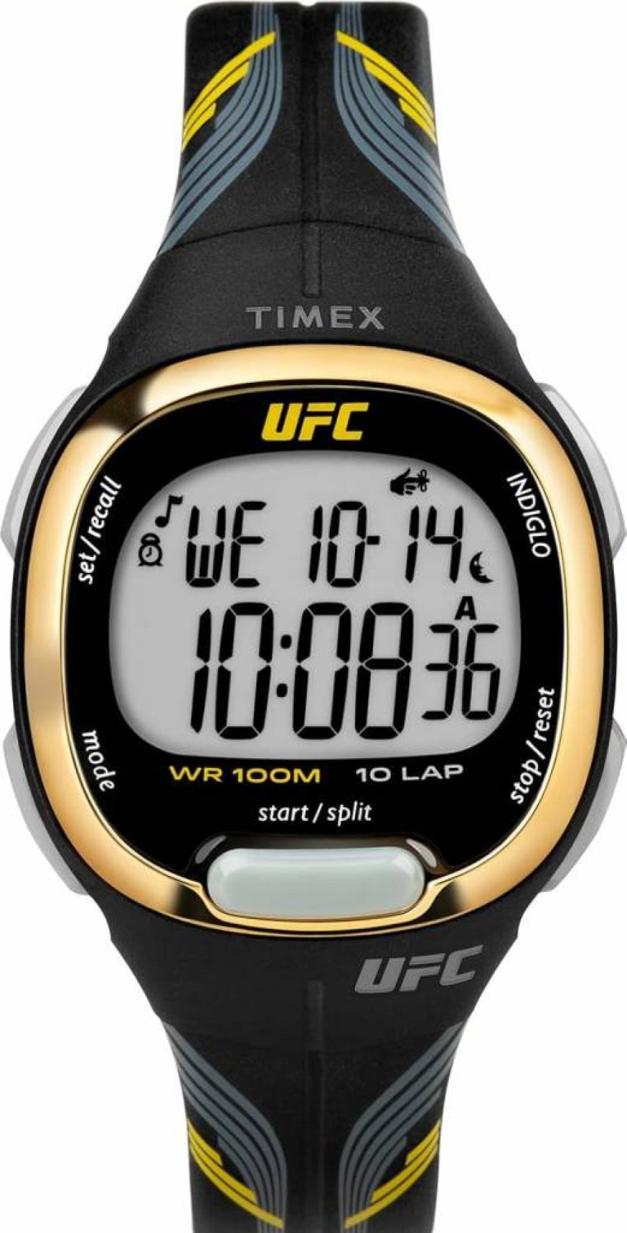 Timex UFC Women's Takedown 33mm Stainless Steel Sports Watch with Leather Strap